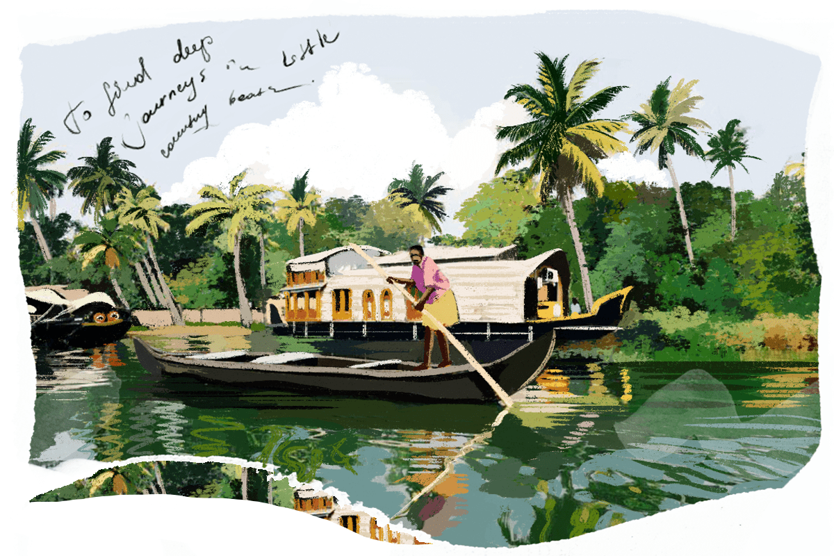 kerala illustration free download