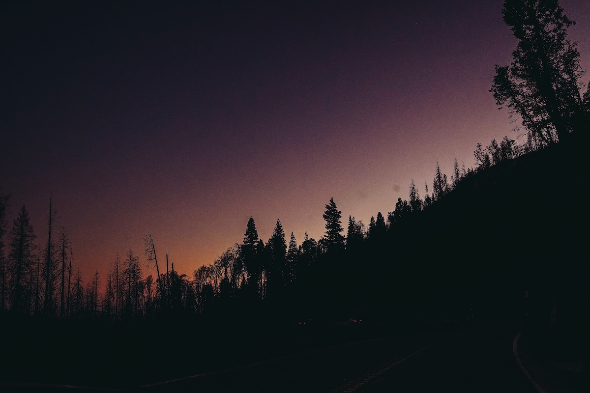 Nightime in Yosemite National Park